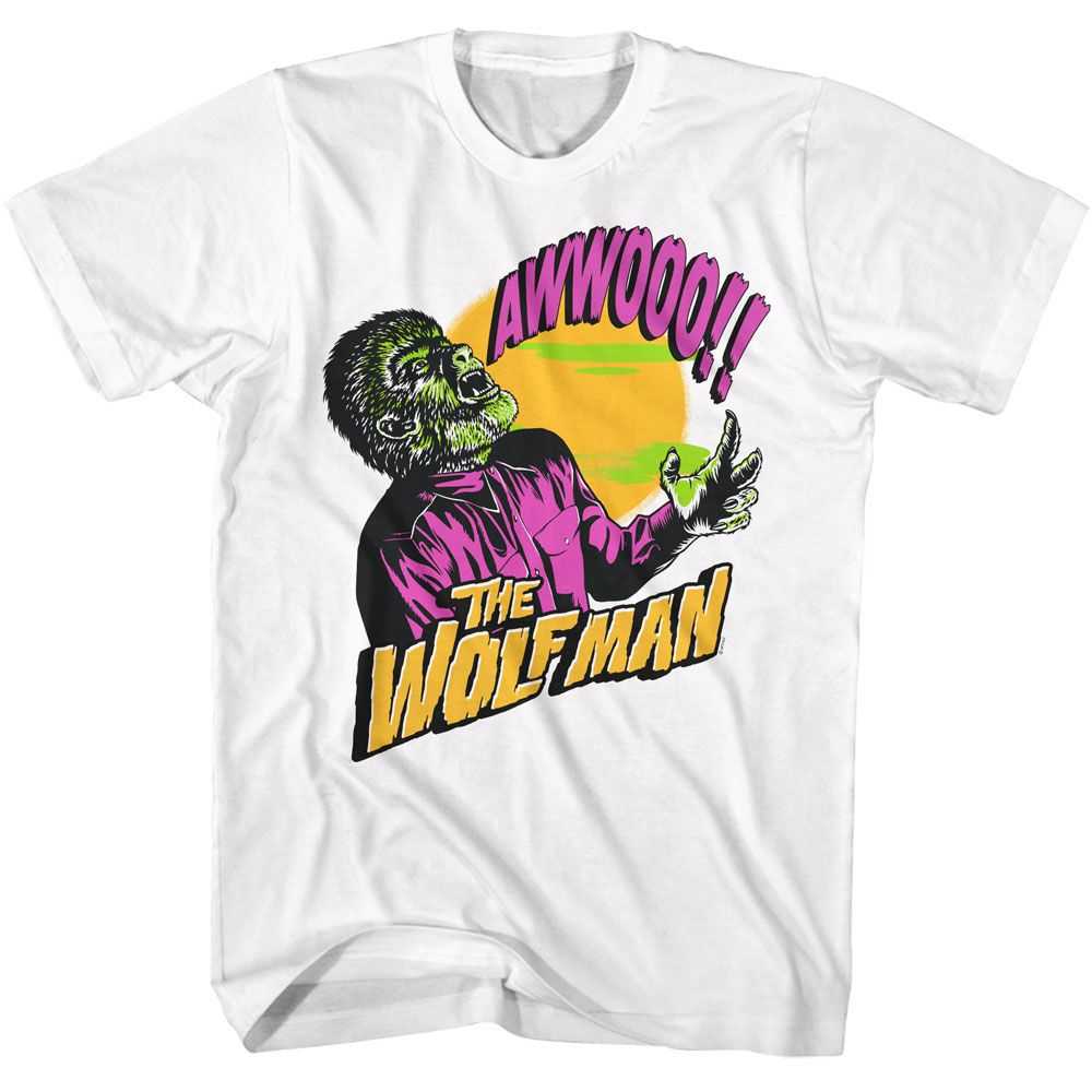 Universal Monsters - UNIVERSAL MONSTERS WOLFMAN HOWLING Adult Shirt