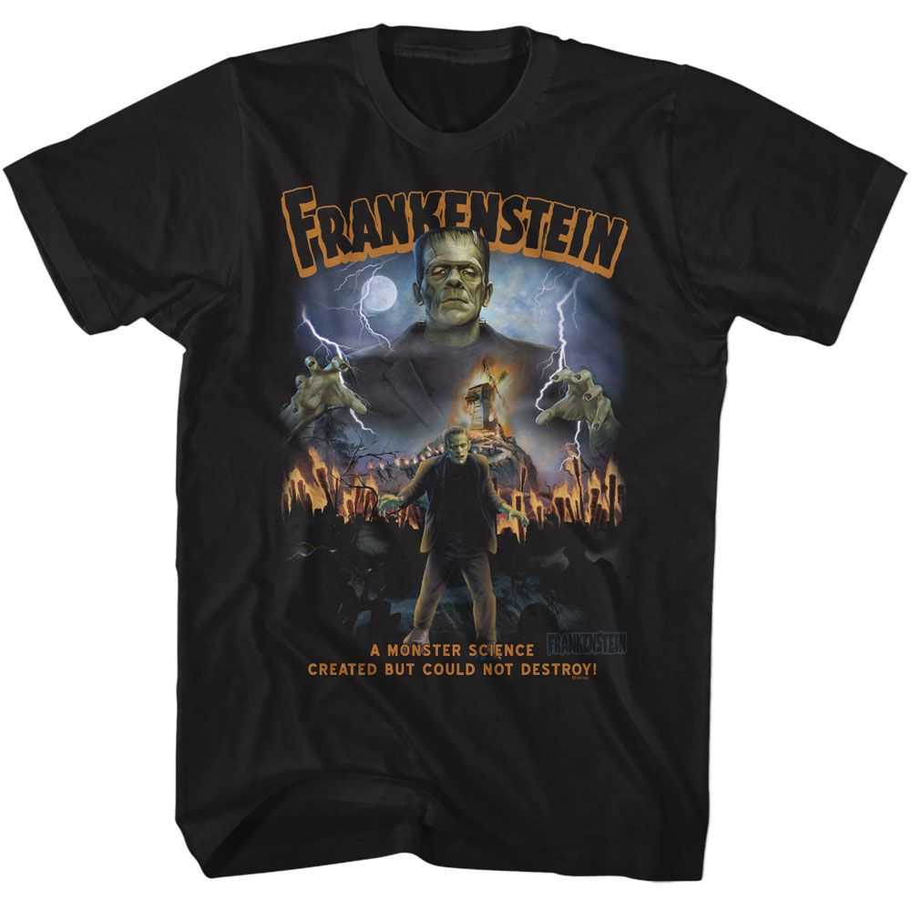 Universal Monsters - UNIVERSAL MONSTERS FRANKENSTEIN MOB Adult Shirt