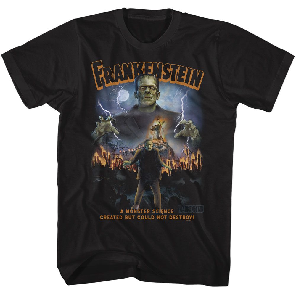 Universal Monsters - UNIVERSAL MONSTERS FRANKENSTEIN MOB Adult Shirt
