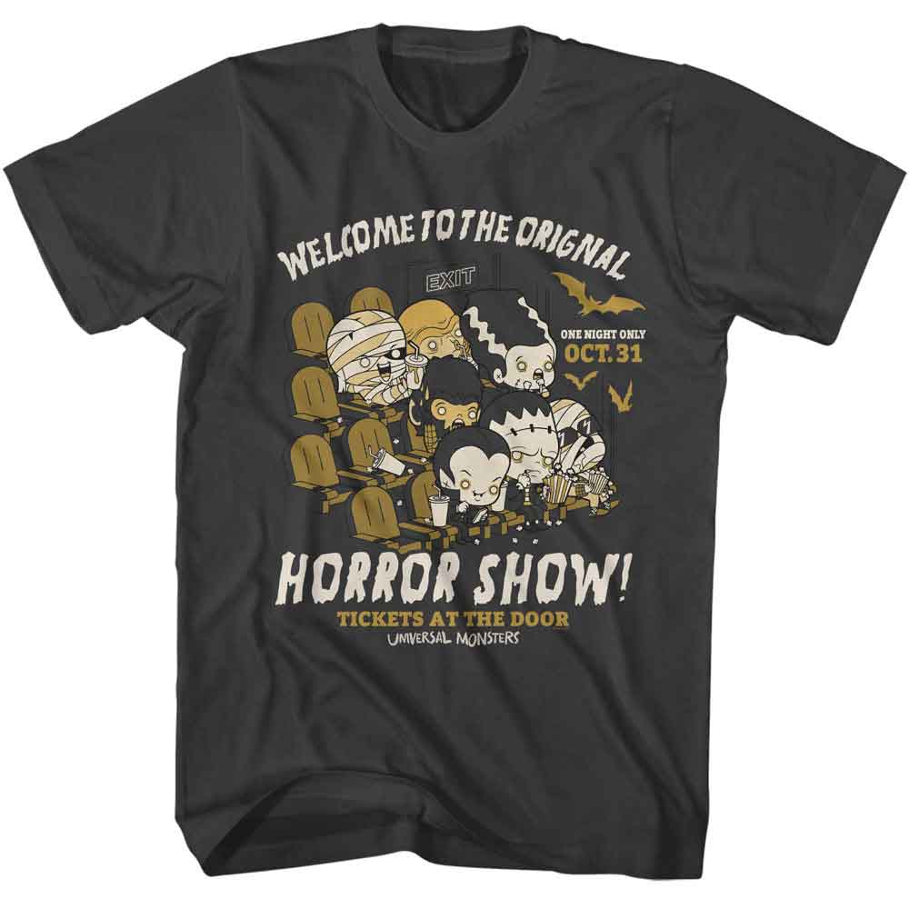 Universal Monsters - UNIVERSAL MONSTERS WELCOME TO Adult Shirt