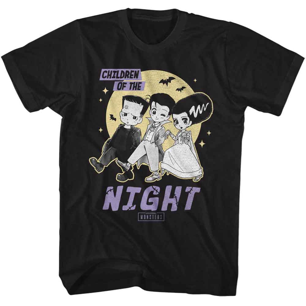 Universal Monsters - UNIVERSAL MONSTERS CHILDREN OF THE NIGHT Adult Shirt