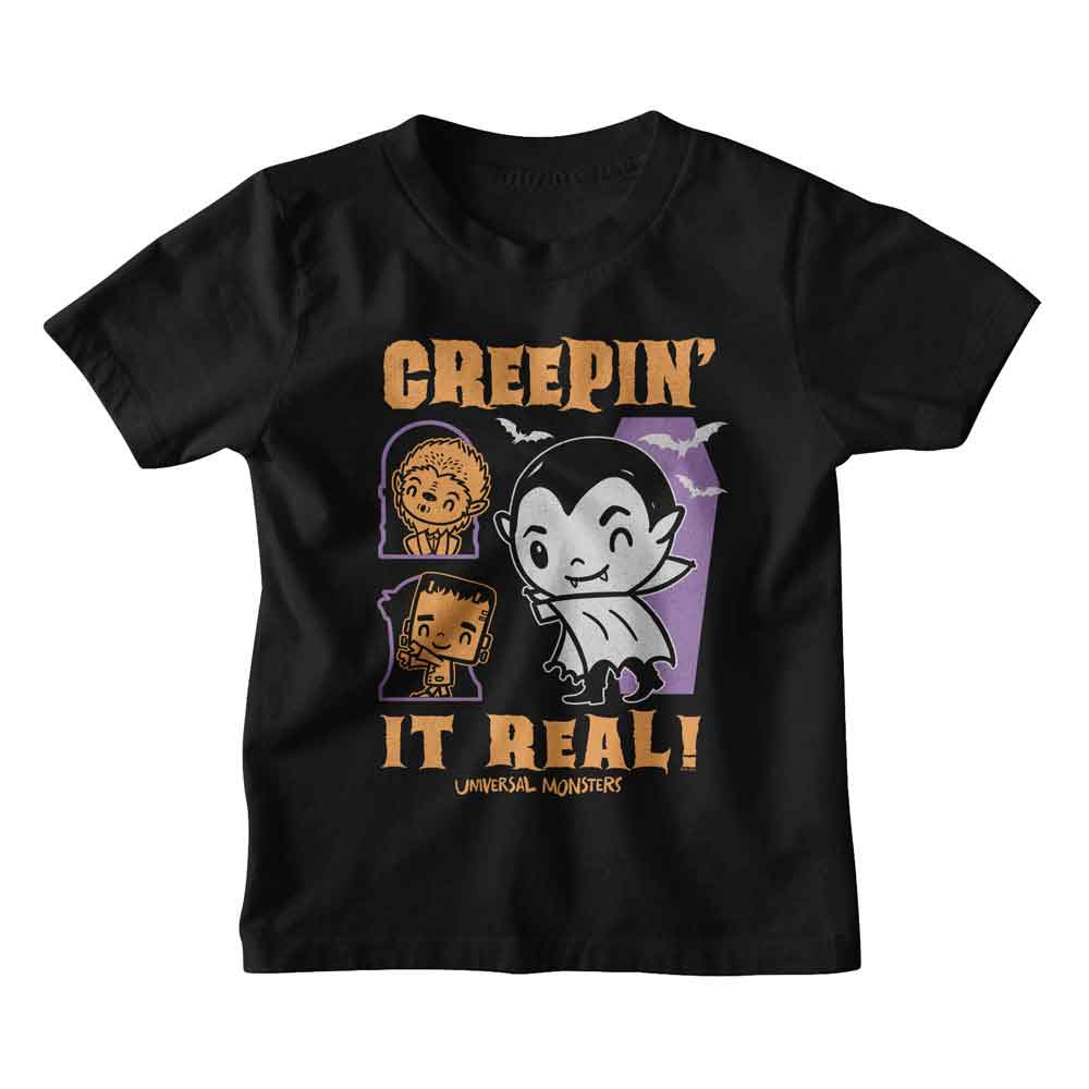 Universal Monsters - UNIVERSAL MONSTERS CREEPIN IT REAL Youth Shirt