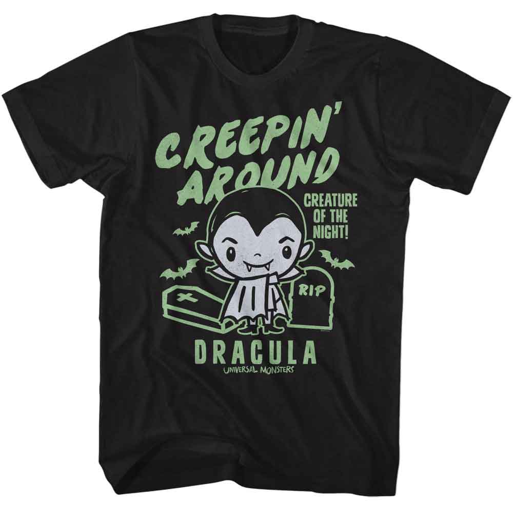 Universal Monsters - UNIVERSAL MONSTERS CREEPIN AROUND Adult Shirt