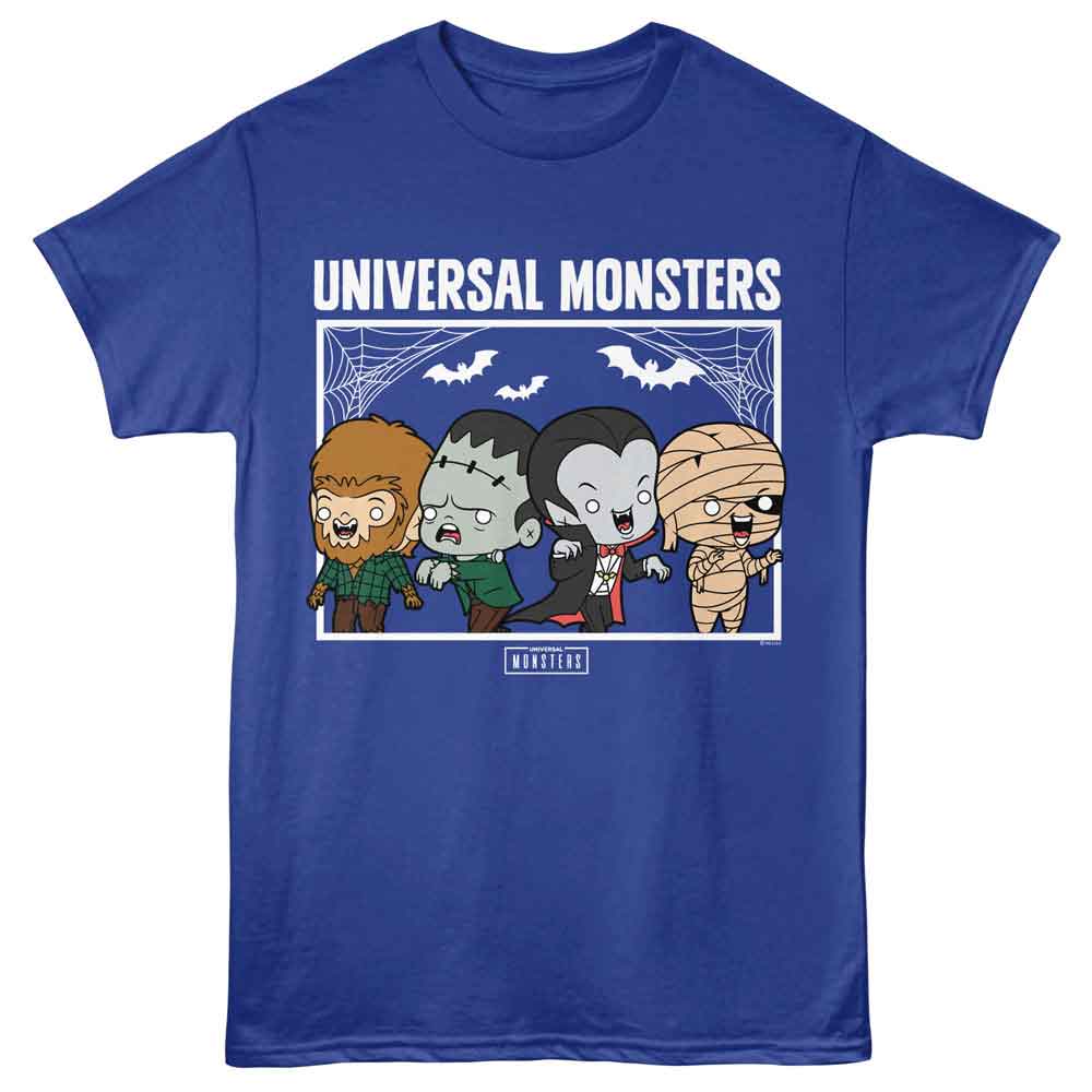 Universal Monsters - UNIVERSAL MONSTERS CHIBI MONSTERS Adult Shirt
