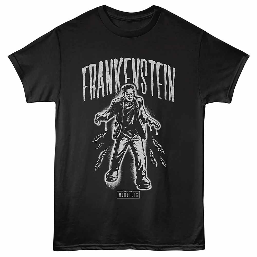 Universal Monsters - UNIVERSAL MONSTERS FRANKENTEIN SPRAY PAINT Adult Shirt