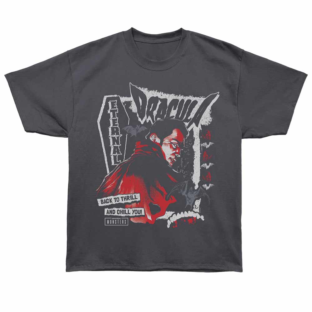 Universal Monsters - UNIVERSAL MONSTERS ETERNAL COFFIN Adult Shirt