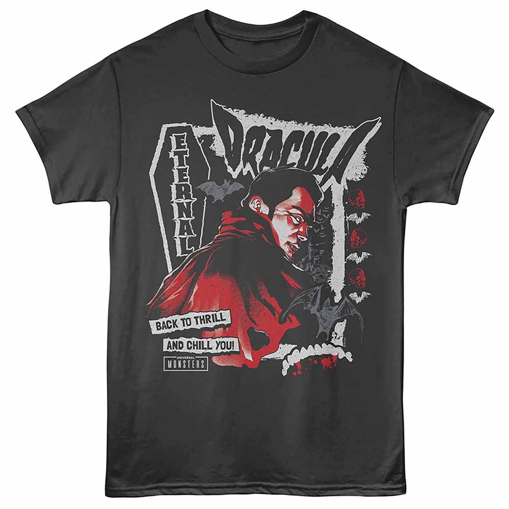 Universal Monsters - UNIVERSAL MONSTERS ETERNAL COFFIN Adult Shirt