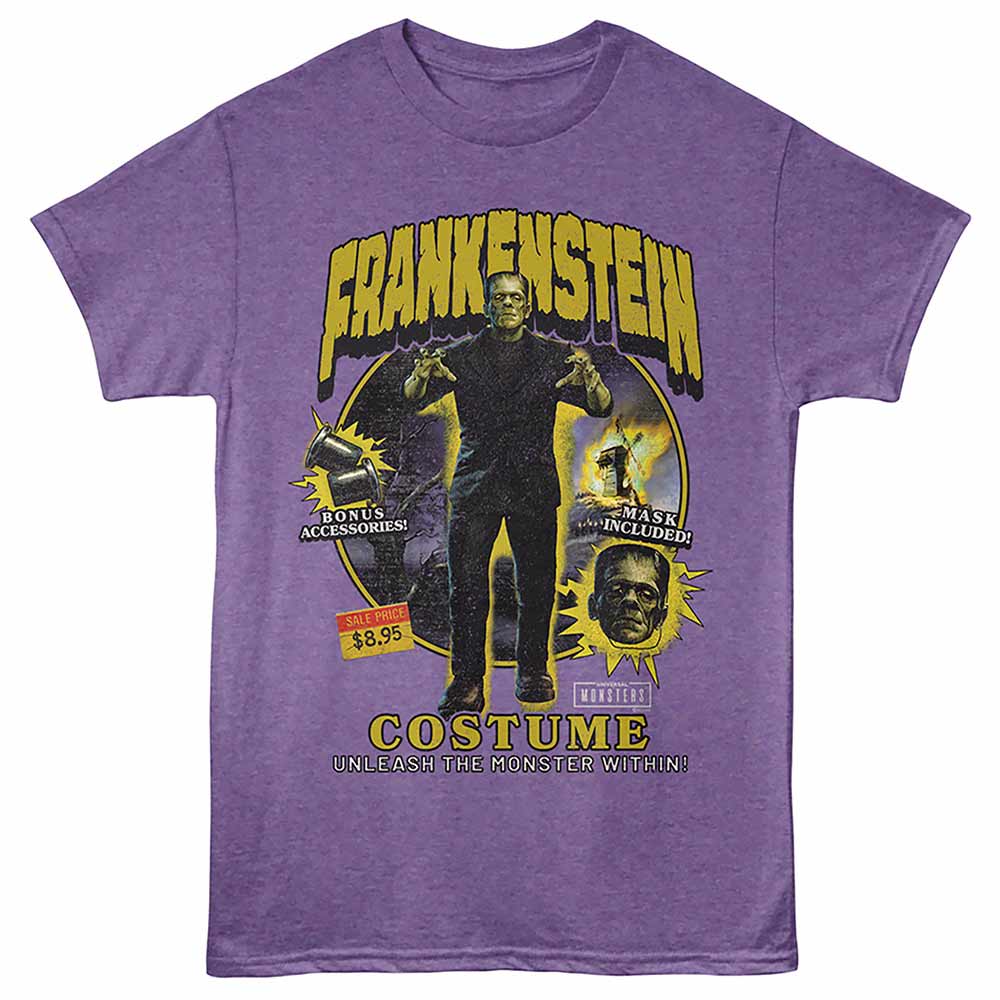 Universal Monsters - UNIVERSAL MONSTERS FRANKENSTEIN COSTUME Adult Shirt