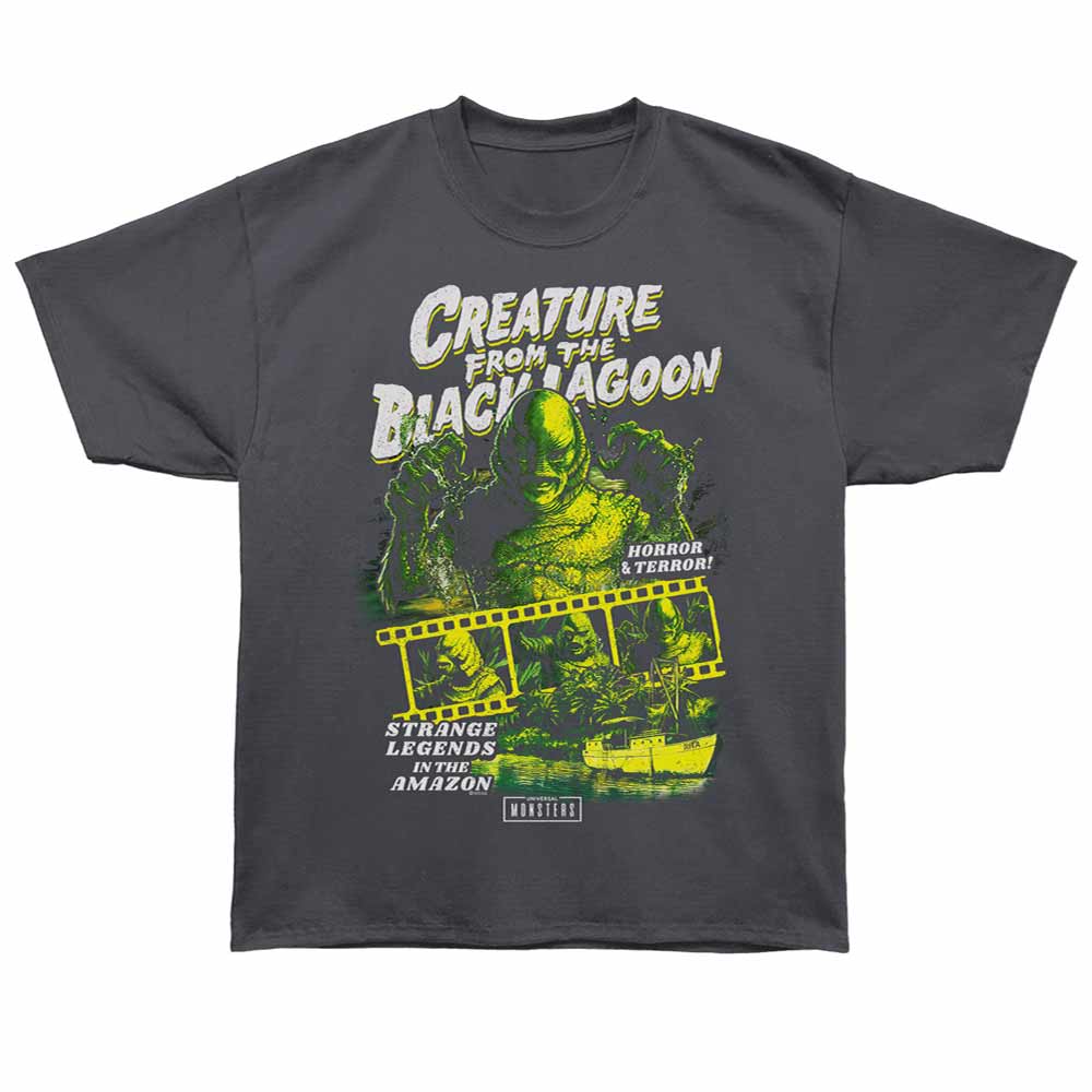 Universal Monsters - UNIVERSAL MONSTERS BLACK LAGOON REEL Adult Shirt