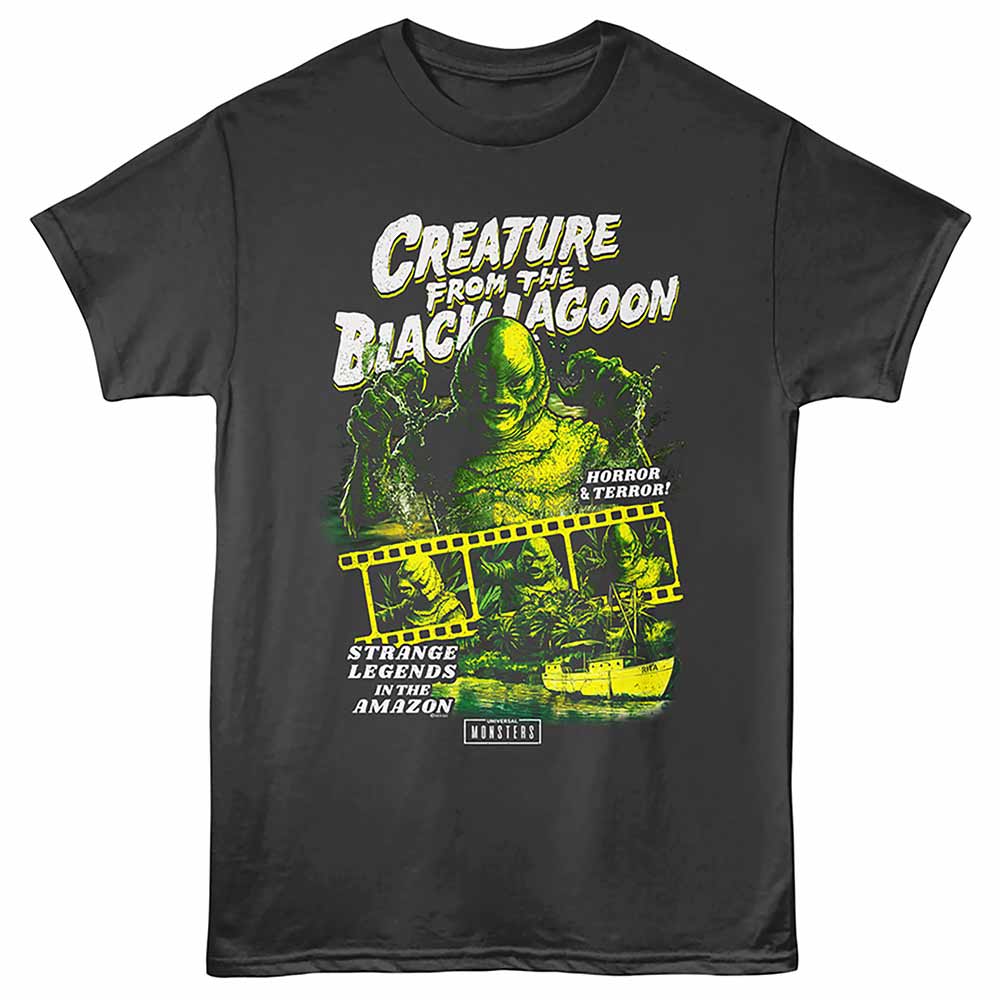 Universal Monsters - UNIVERSAL MONSTERS BLACK LAGOON REEL Adult Shirt