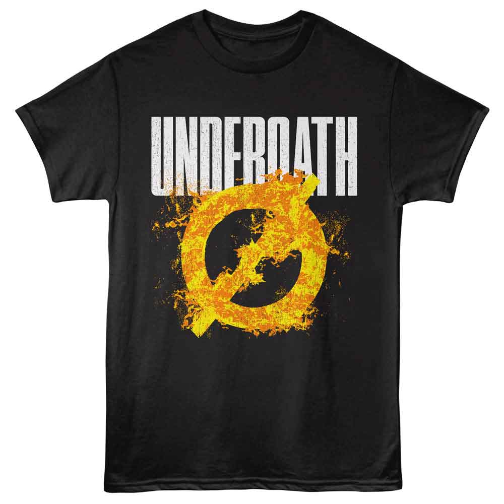 Underoath - UNDEROATH SPLATTER SYMBOL Adult Shirt