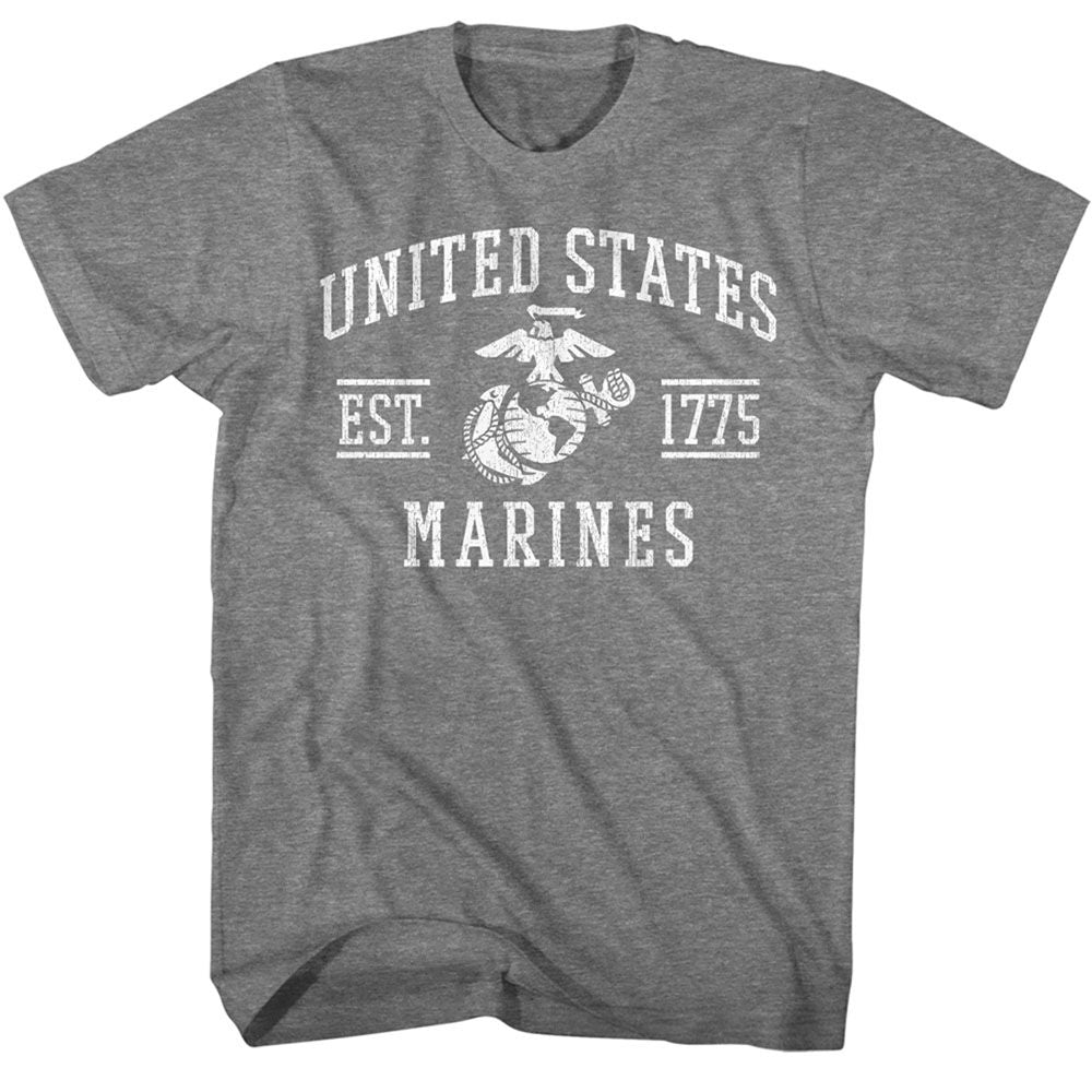 Marines - USMC EST 1775 Adult Shirt