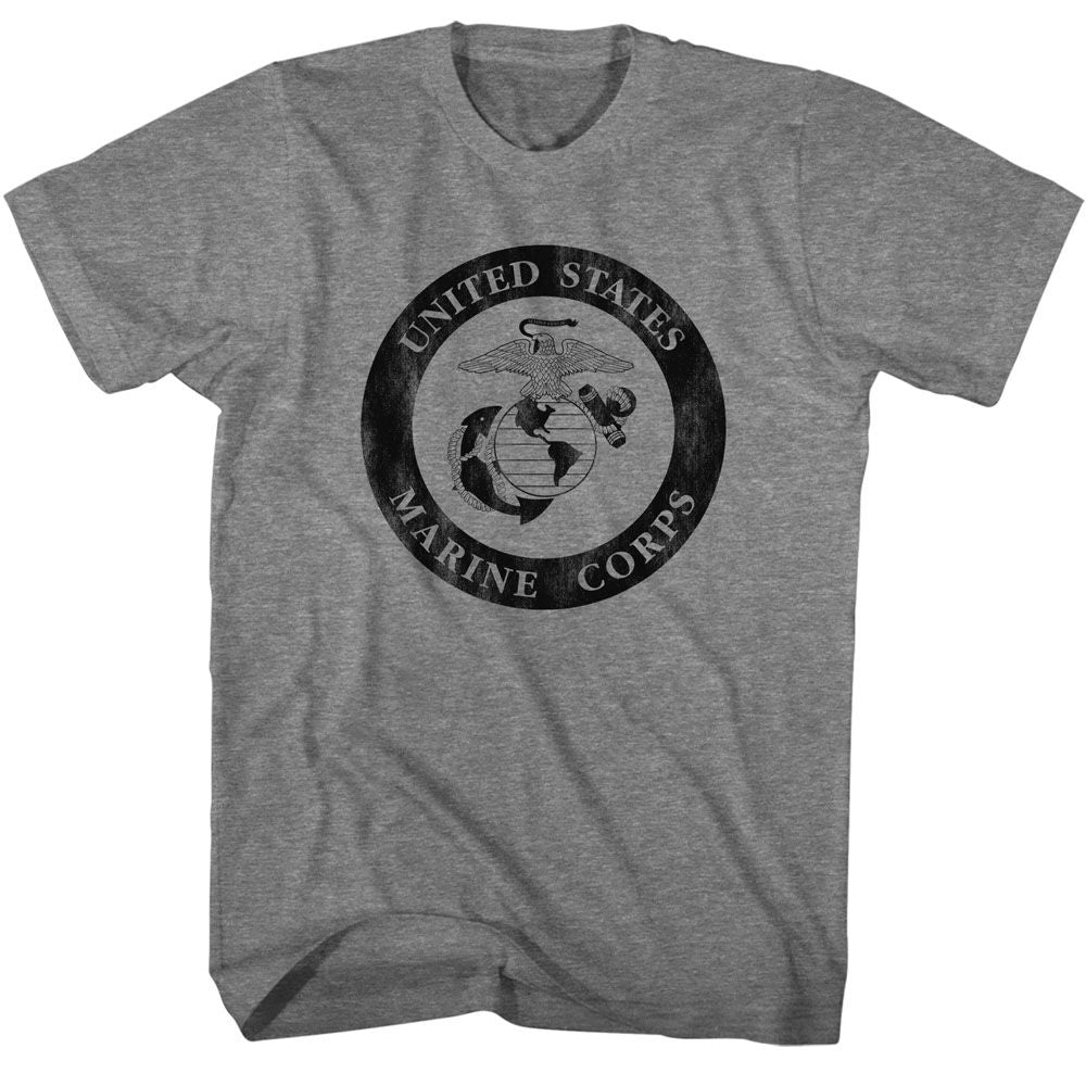 Marines - USMC SIMPLIFIED LOGO DARK Adult Shirt