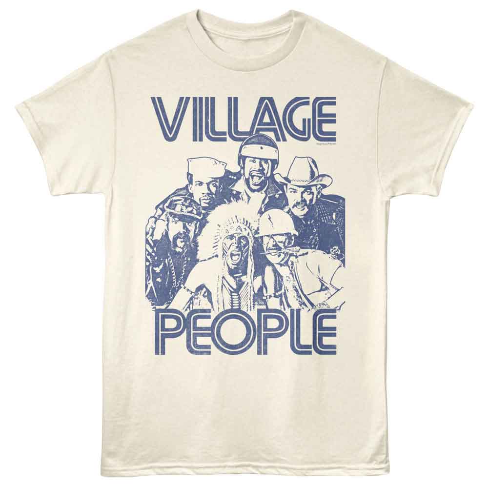 Village People - VILLAGE PEOPLE MONOCHROME Adult Shirt