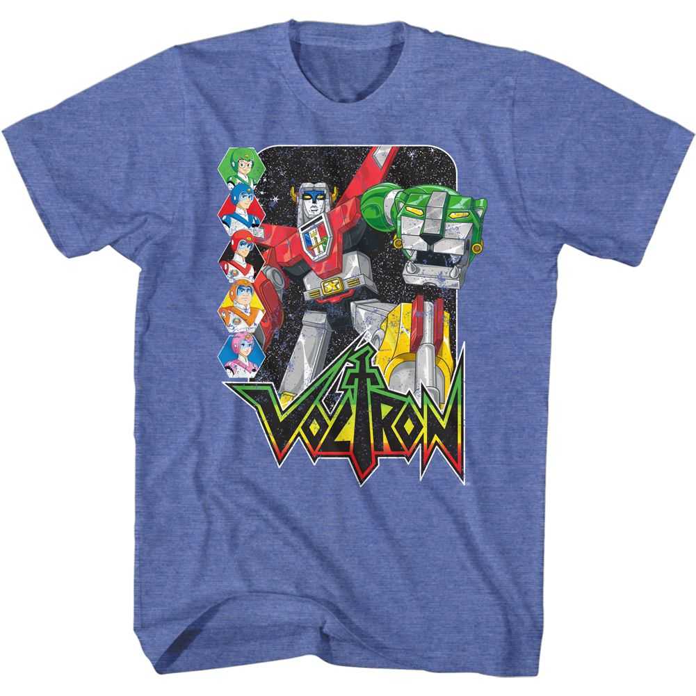 Voltron - VOLTRON AND PILOTS Adult Shirt