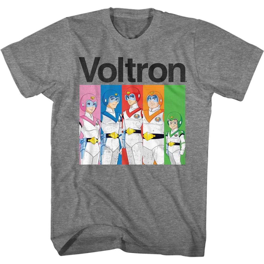 Voltron - VOLTRON AND COLOR BLOCKS Adult Shirt