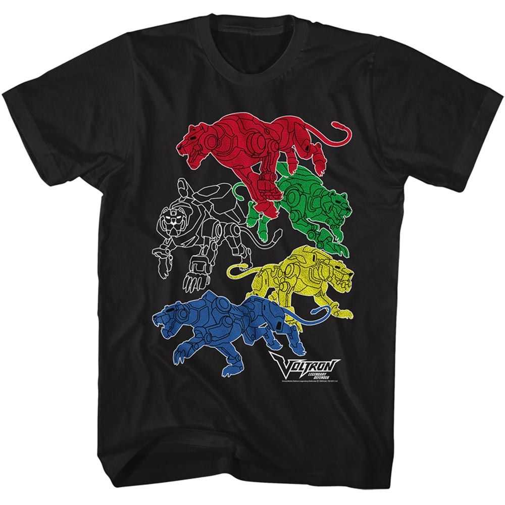 Voltron - VOLTRON LIONS Adult Shirt