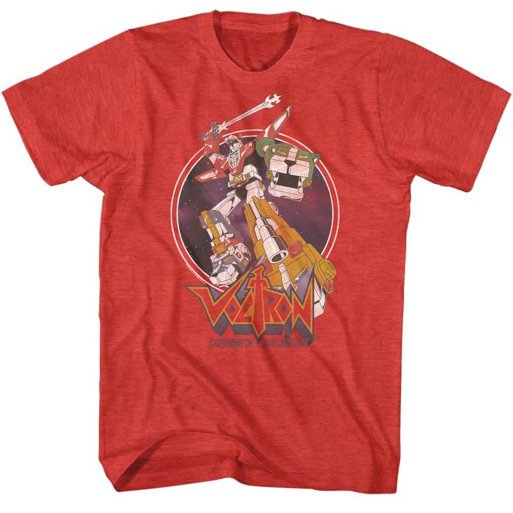Voltron - VOLTRON SPACE CIRCLE Adult Shirt
