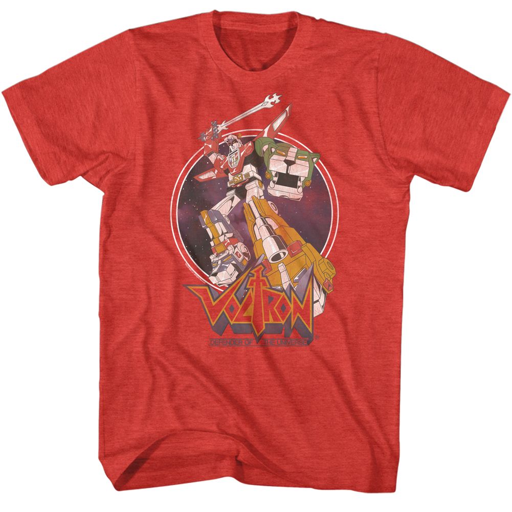 Voltron - VOLTRON SPACE CIRCLE Adult Shirt
