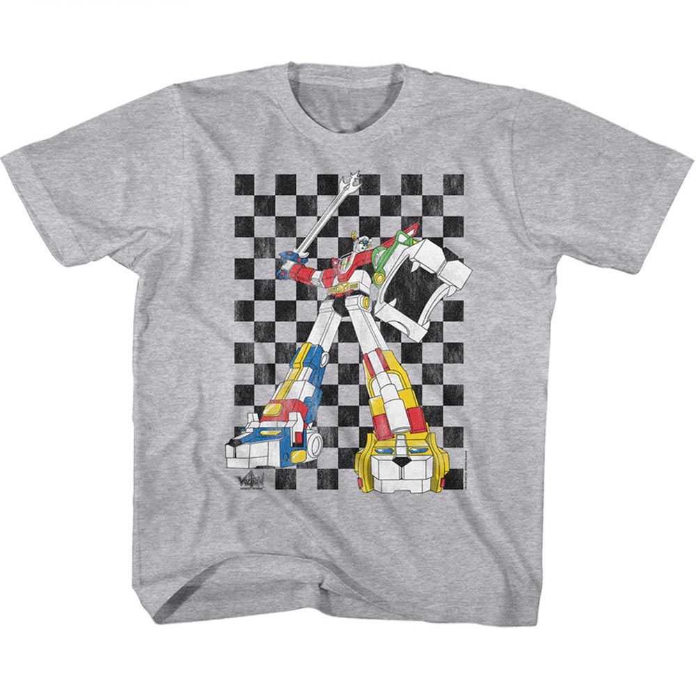 Voltron - VOLTRON 80S CHECKERBOARD Youth Shirt