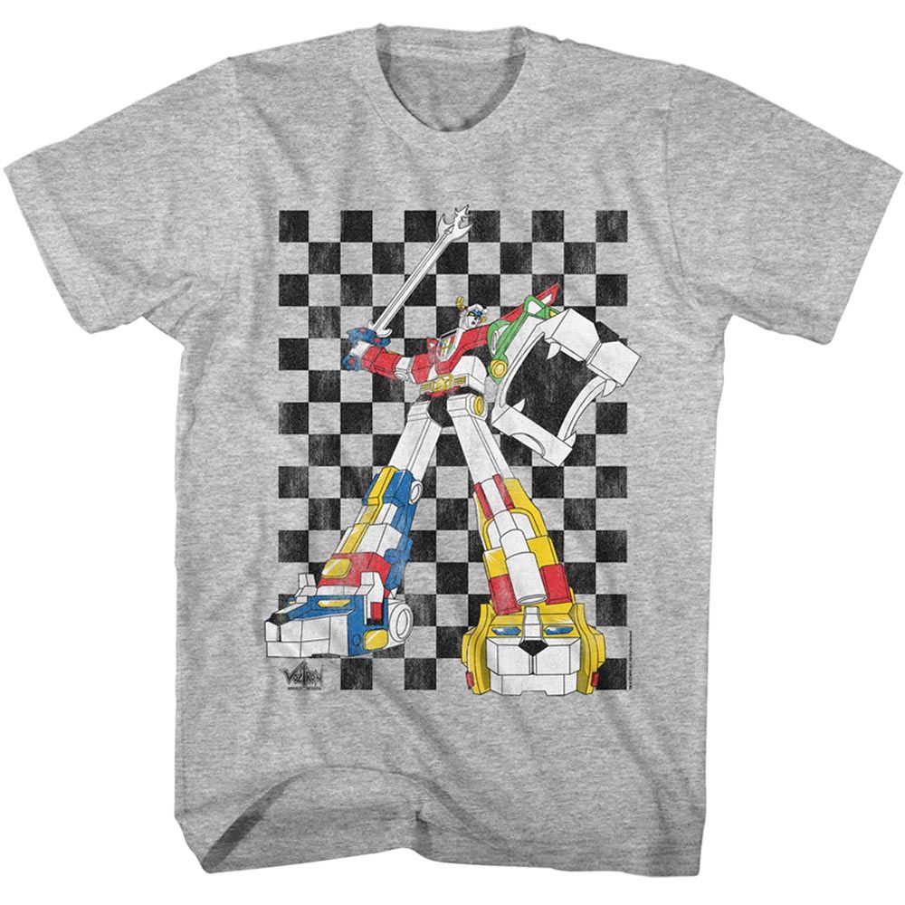 Voltron - VOLTRON 80S CHECKERBOARD Adult Shirt