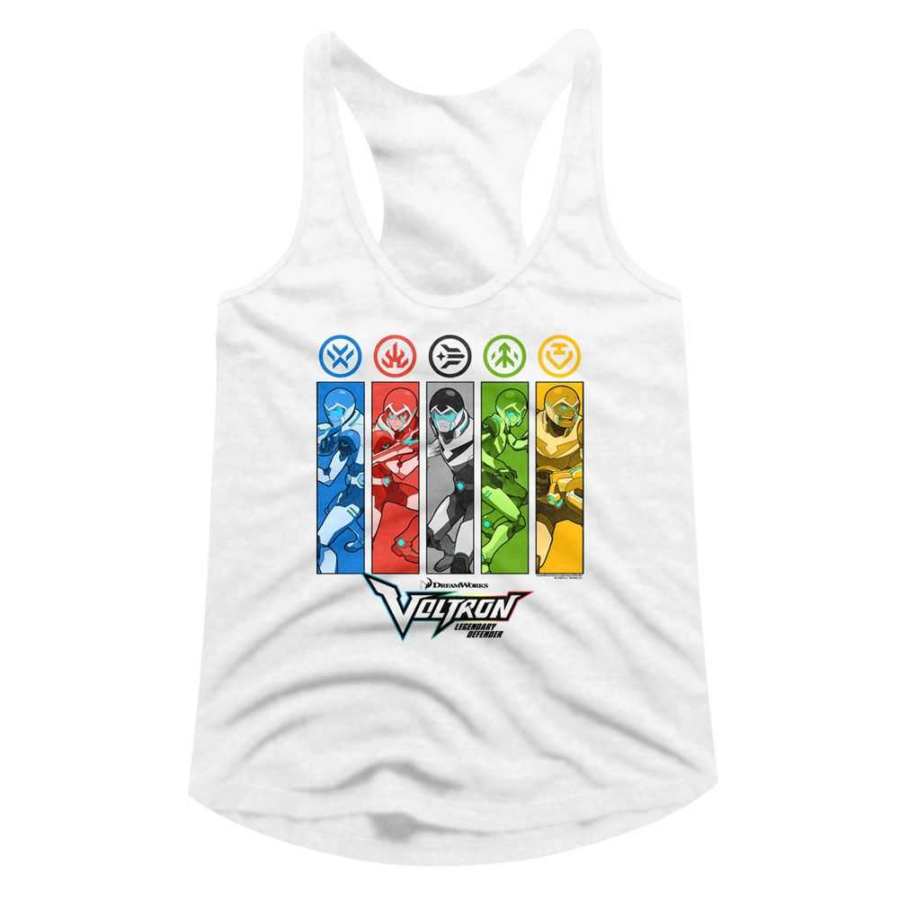 Voltron - VOLTRON RECTANGLES AND ICONS Adult Shirt