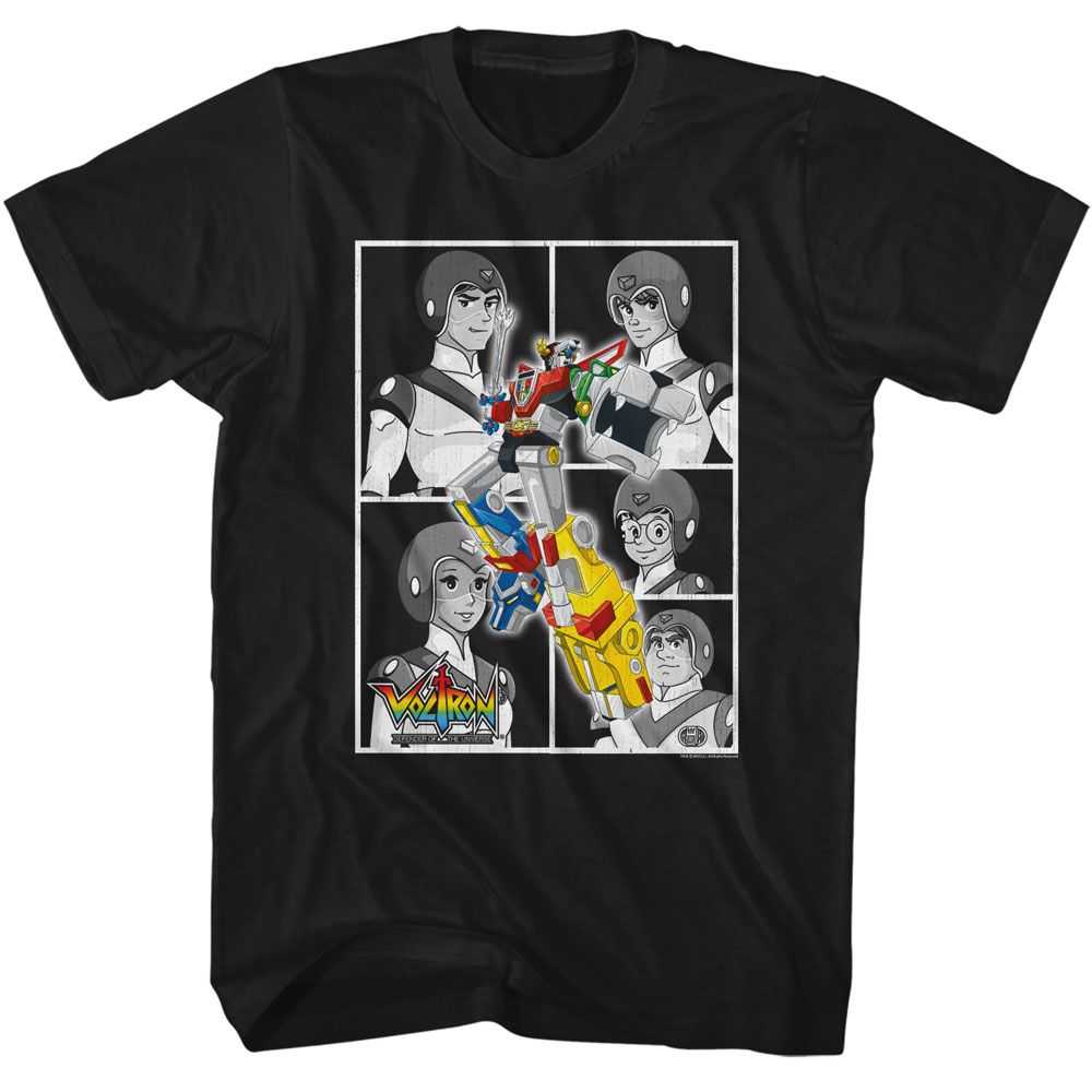 Voltron - VOLTRON BW BOXES Adult Shirt