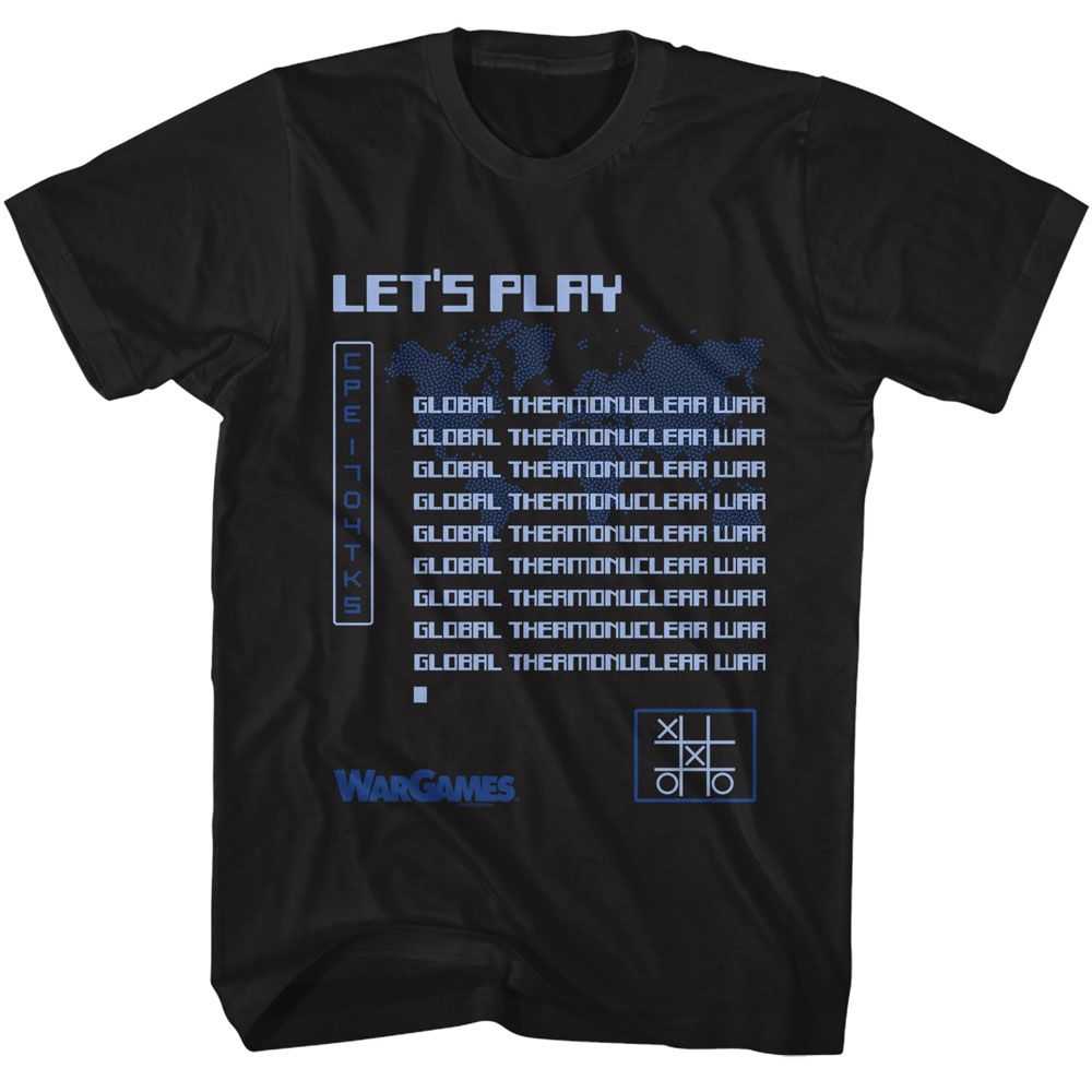 Wargames - WARGAMES LETS PLAY Adult Shirt