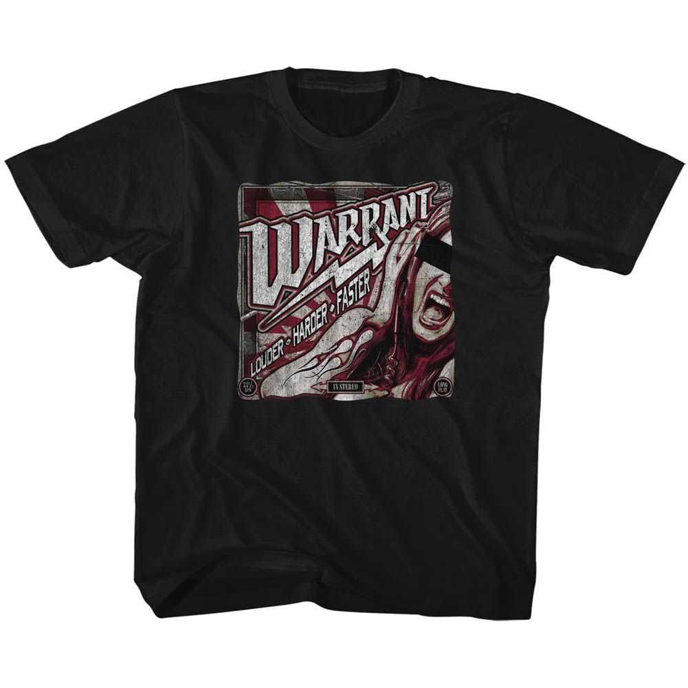 Warrant - LOUDER HARDER FASTER Youth Shirt