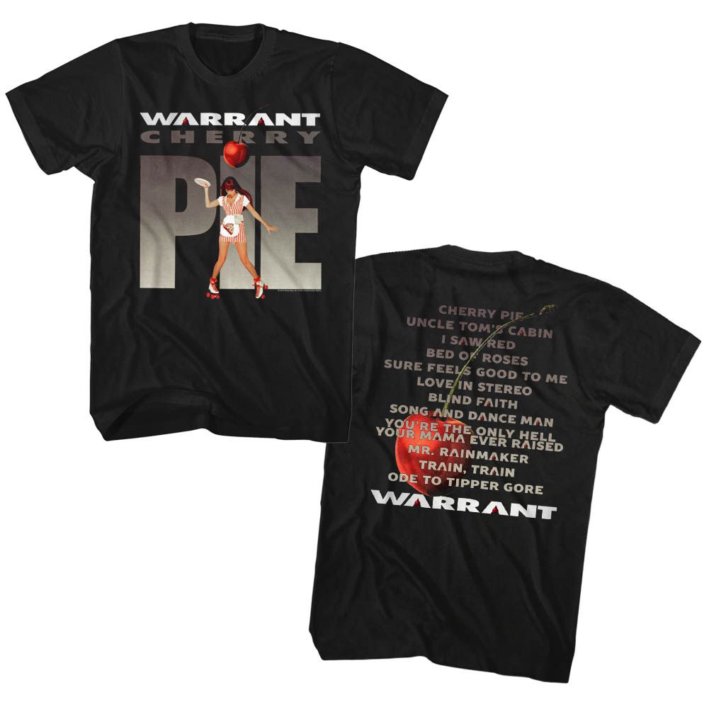 Warrant - CHERRY PIE ALBUM Adult Shirt