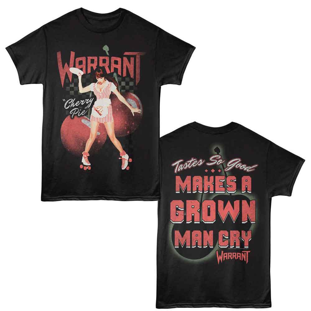 Warrant - WARRANT TASTES SO GOOD LYRICS F B Adult Shirt