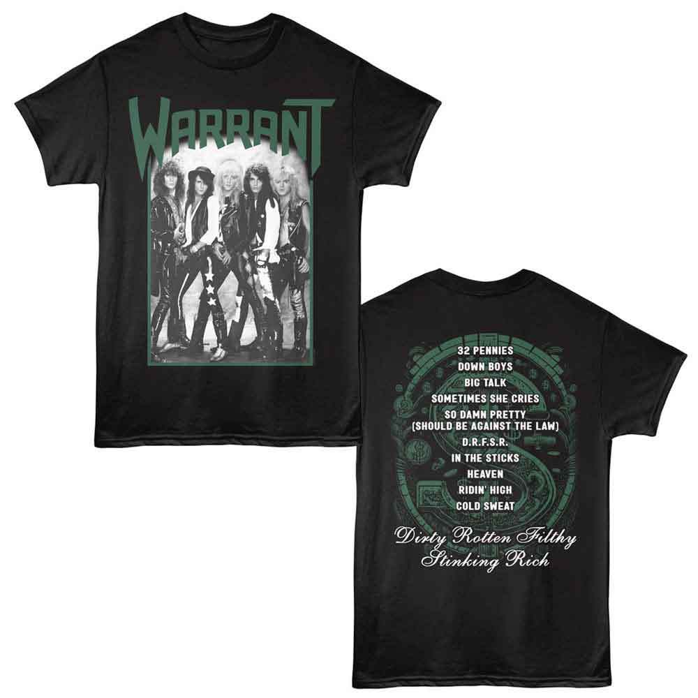 Warrant - WARRANT DRFSR ALT Adult Shirt