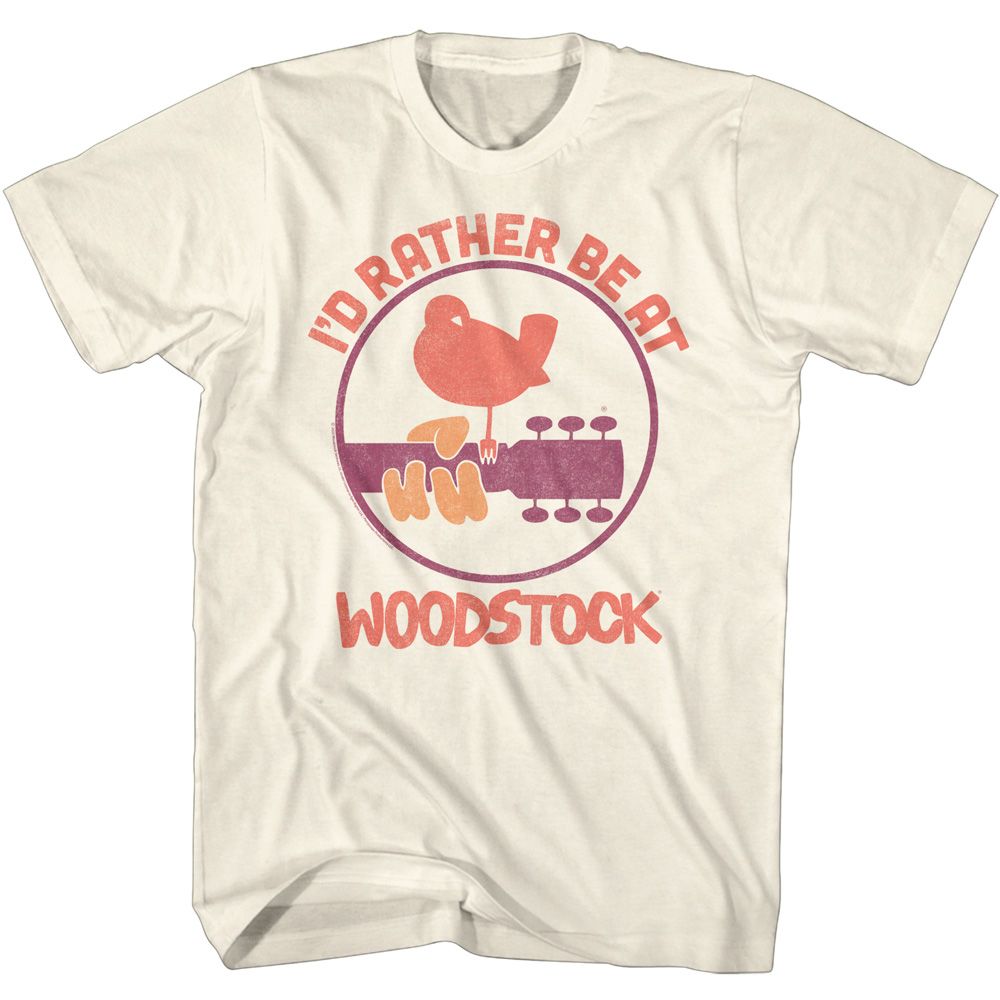 Woodstock - WOODSTOCK ID RATHER BE Adult Shirt