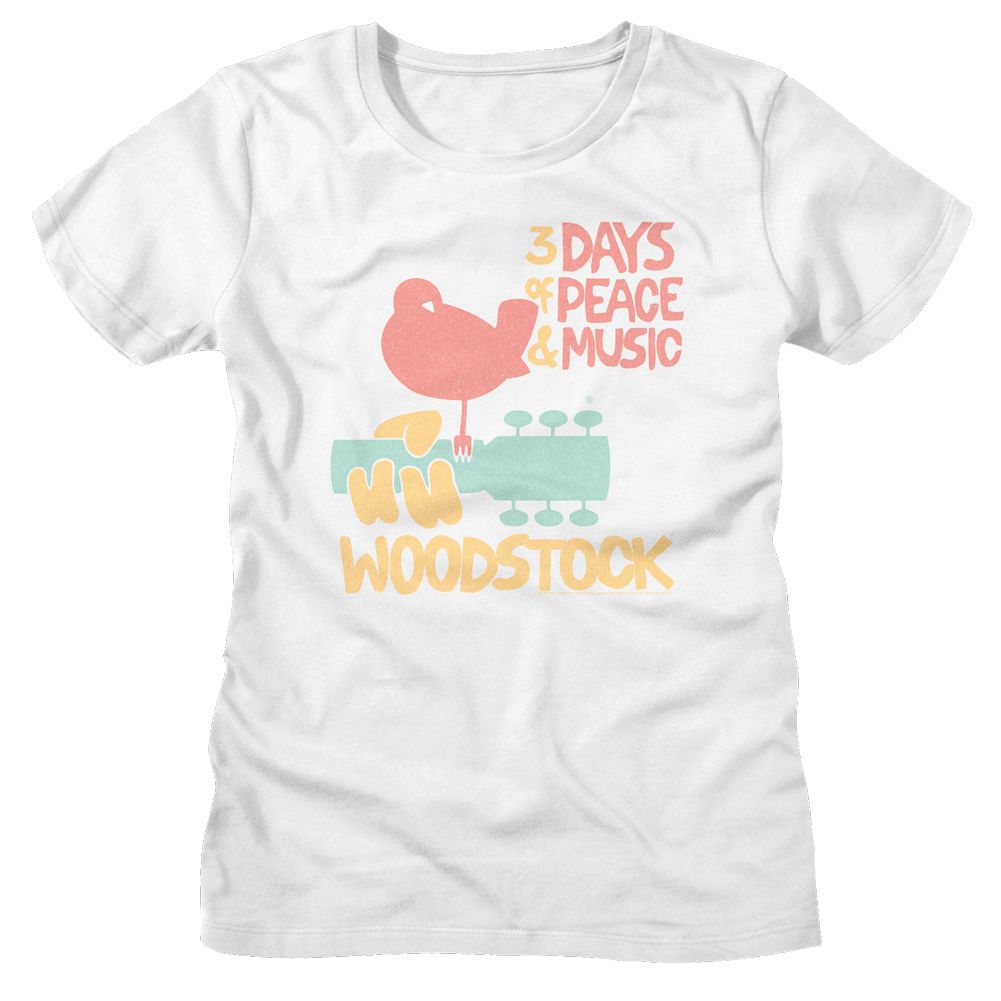 Woodstock - WOODSTOCK 3 DAYS OF PEACE Adult Shirt