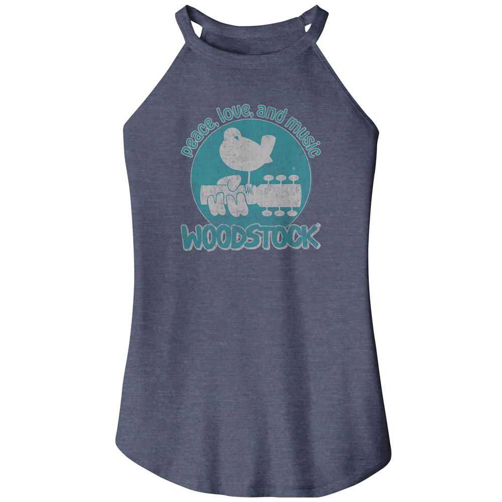 Woodstock - WOODSTOCK PEACE LOVE AND MUSIC Adult Shirt