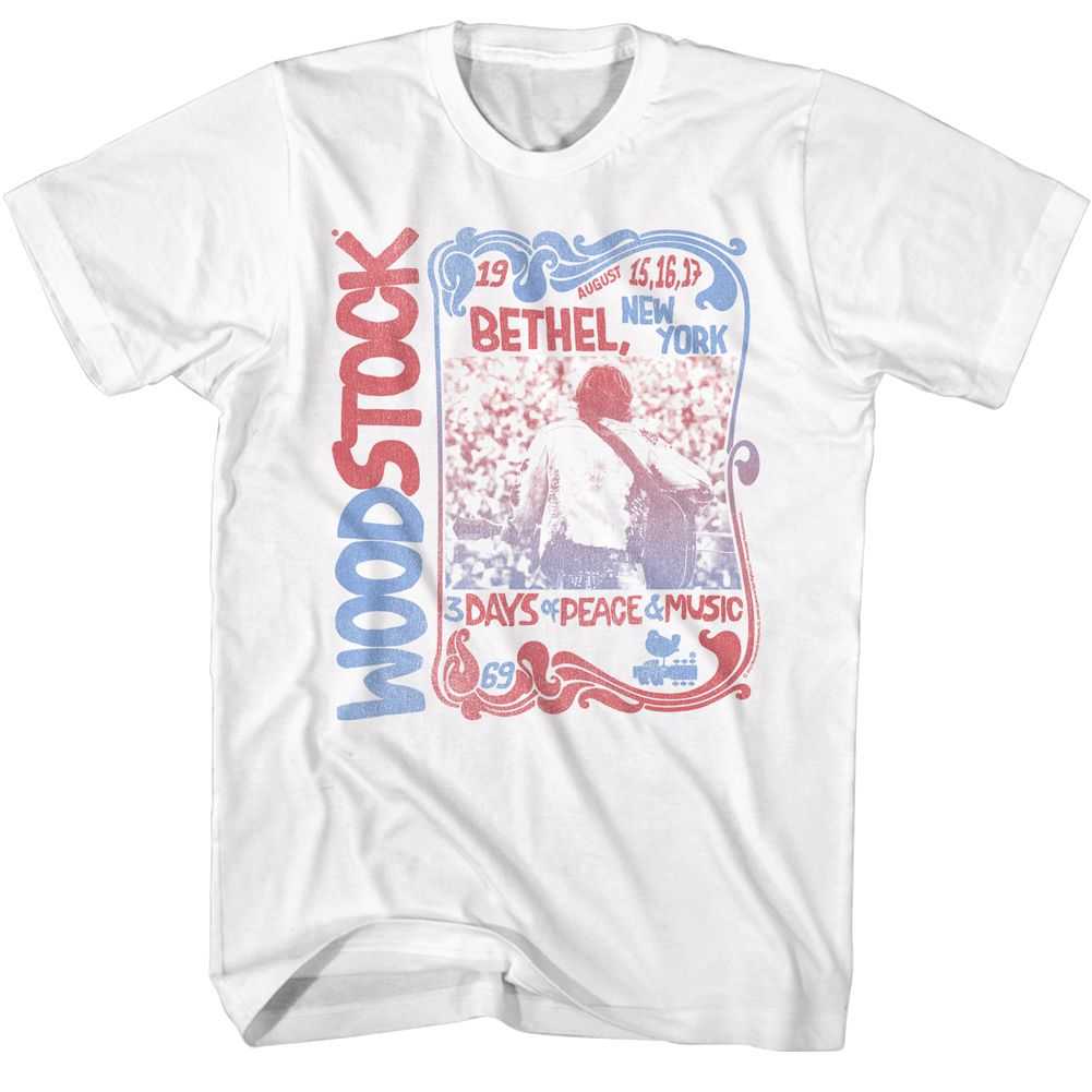 Woodstock - WOODSTOCK-NOUVEAU BORDER Adult Shirt