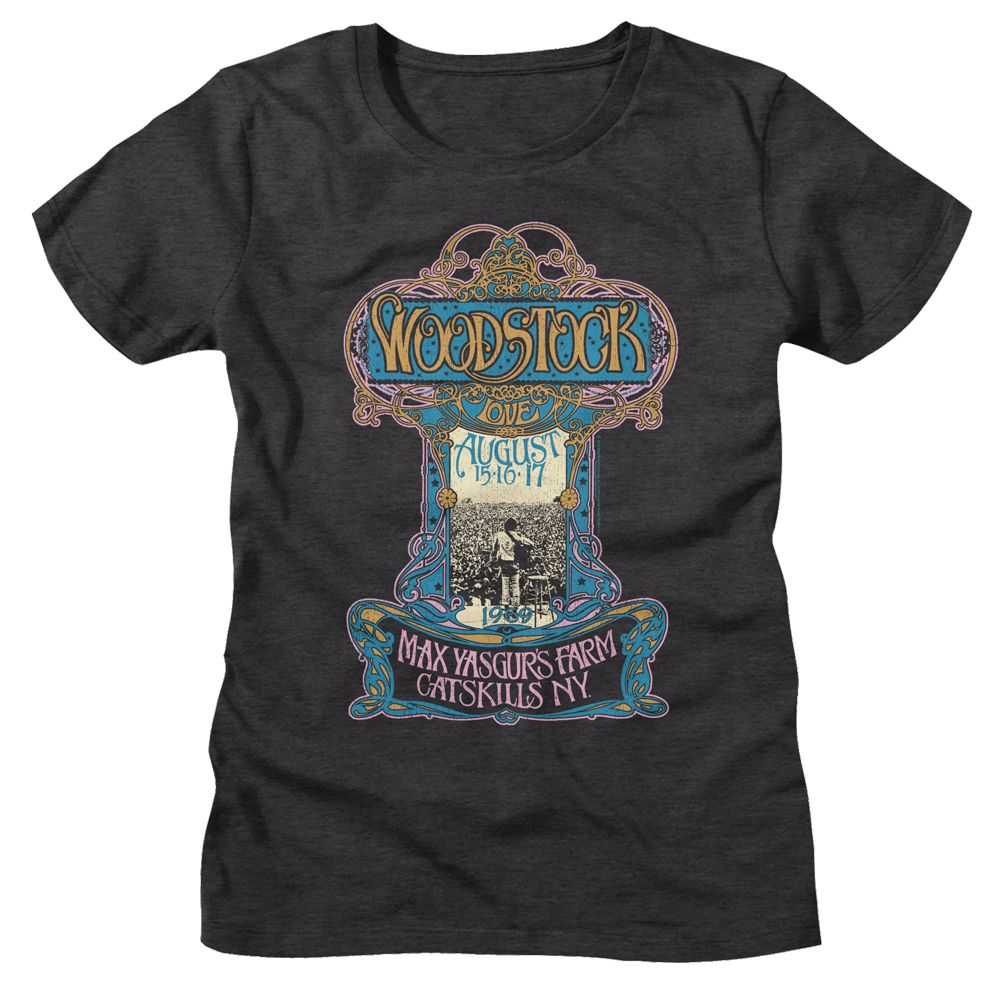 Woodstock - WOODSTOCK NOUVEAU POSTER Adult Shirt