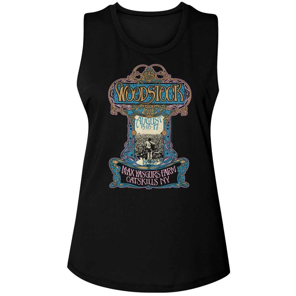 Woodstock - WOODSTOCK NOUVEAU POSTER Adult Shirt