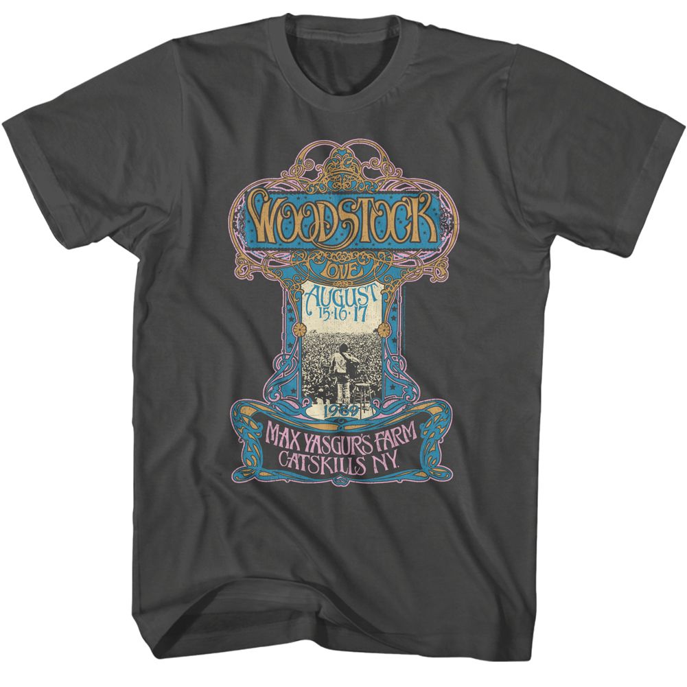 Woodstock - WOODSTOCK NOUVEAU POSTER Adult Shirt