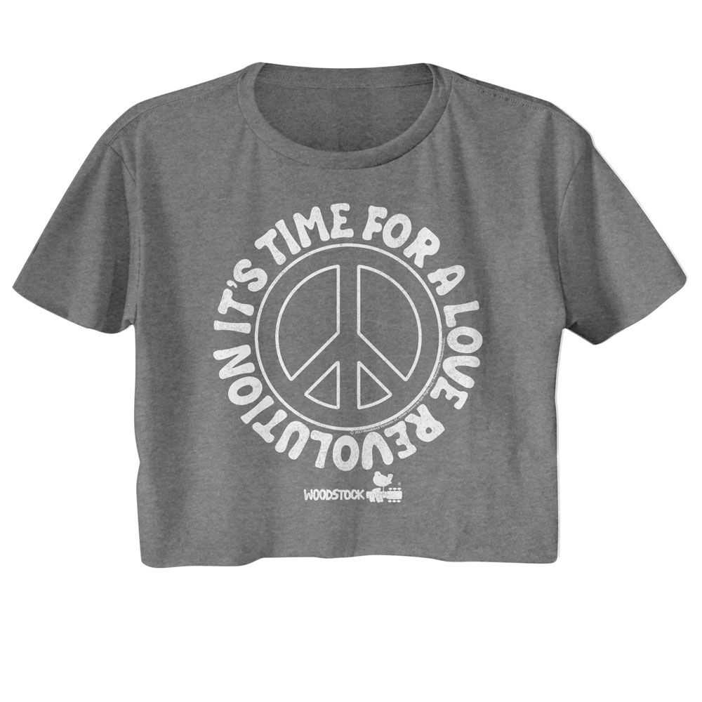 Woodstock - WOODSTOCK LOVE REVOLUTION PEACE SIGN Adult Shirt
