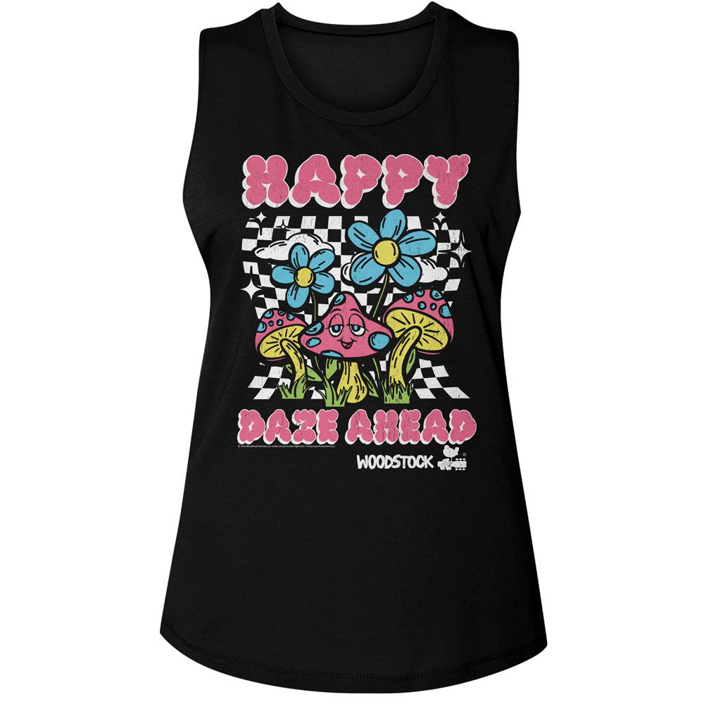 Woodstock - WOODSTOCK HAPPY DAZE AHEAD Adult Shirt