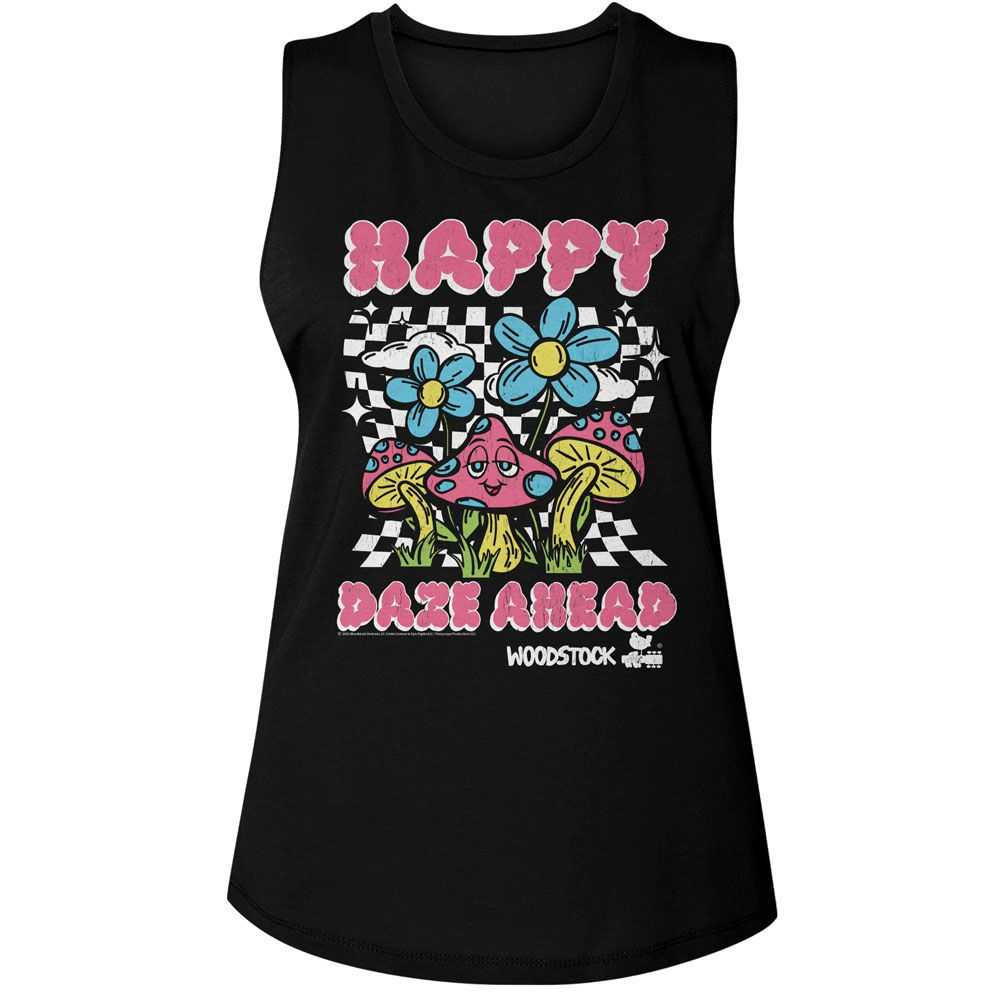 Woodstock - WOODSTOCK HAPPY DAZE AHEAD Adult Shirt