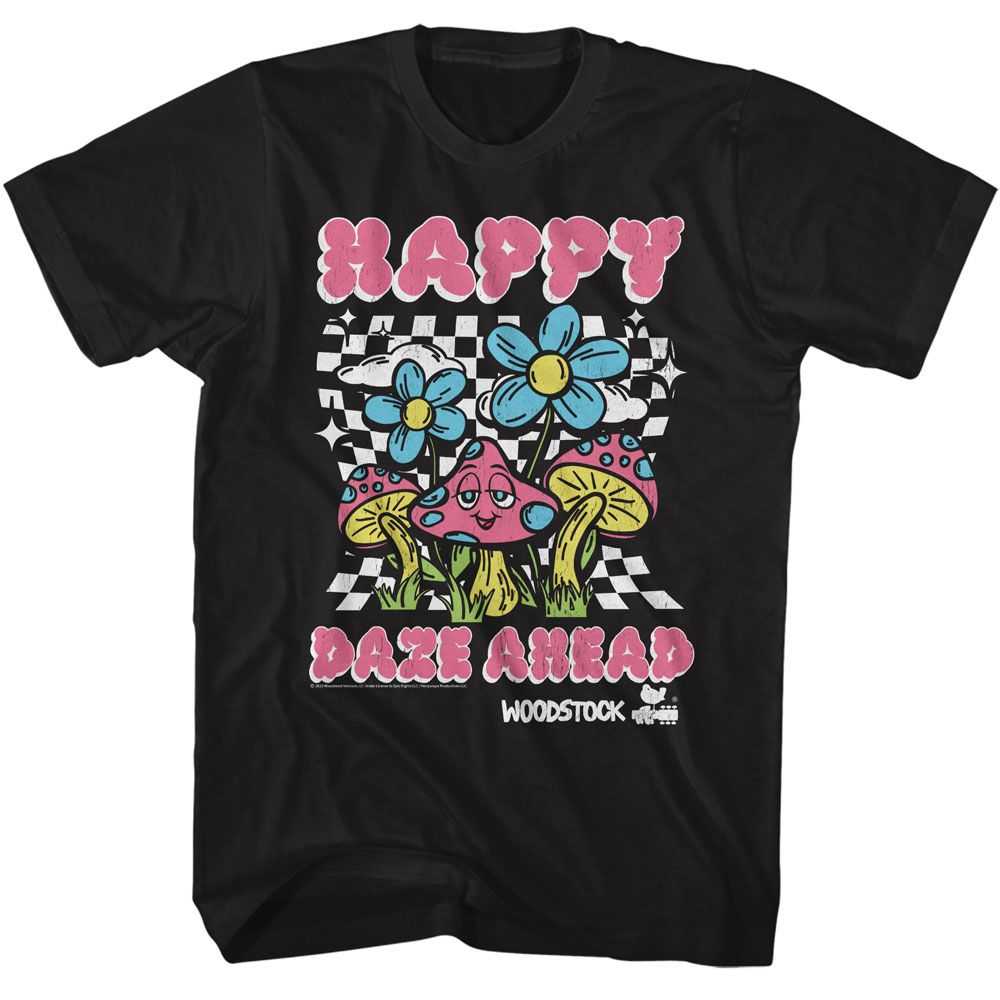 Woodstock - WOODSTOCK HAPPY DAZE AHEAD Adult Shirt