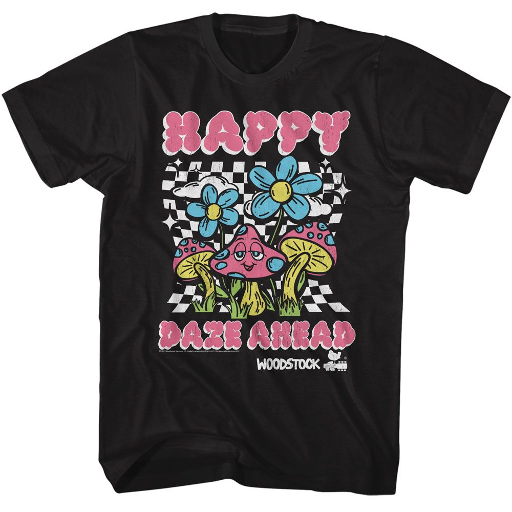 Woodstock - WOODSTOCK HAPPY DAZE AHEAD Adult Shirt