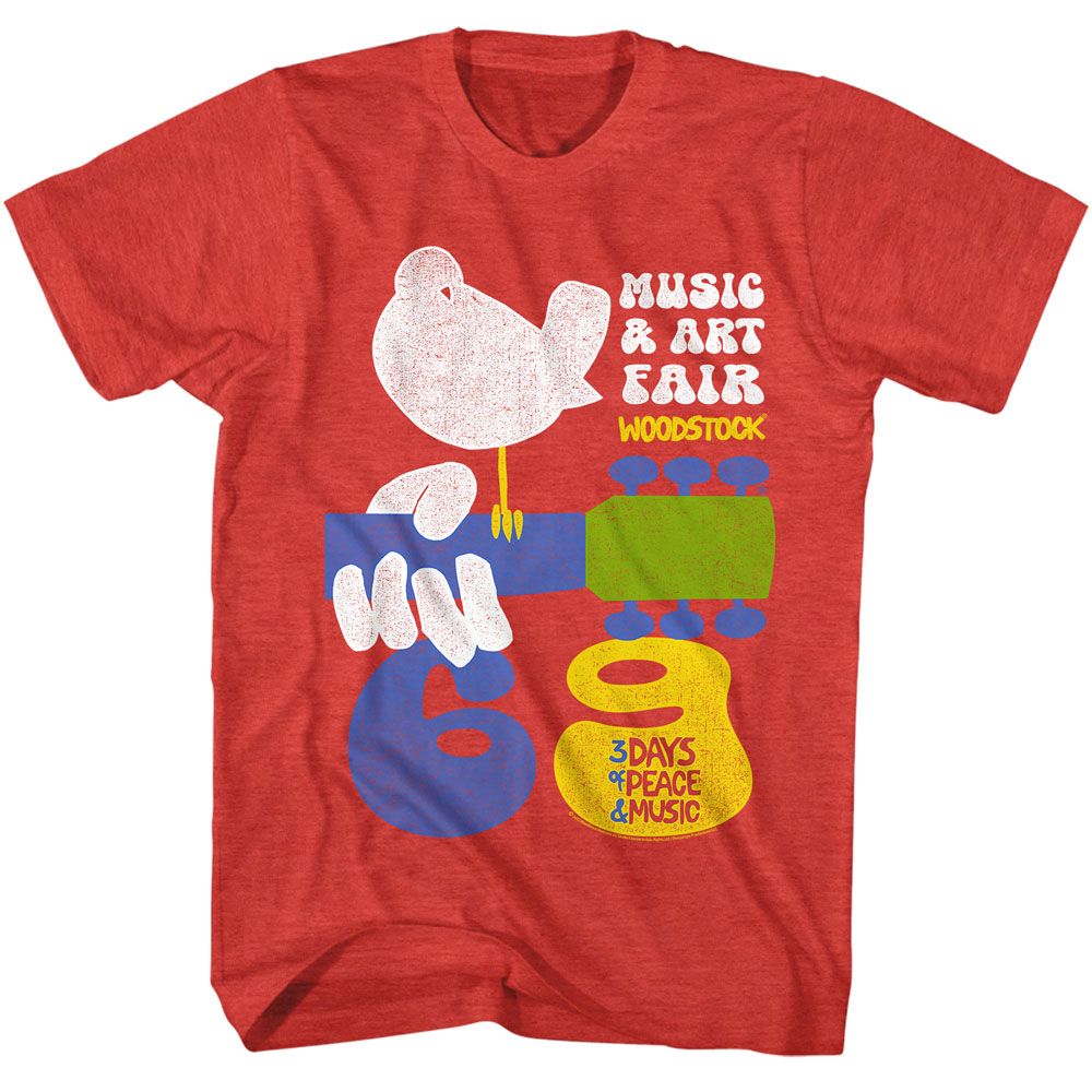 Woodstock - WOODSTOCK MUSIC AND ART FAIR Adult Shirt