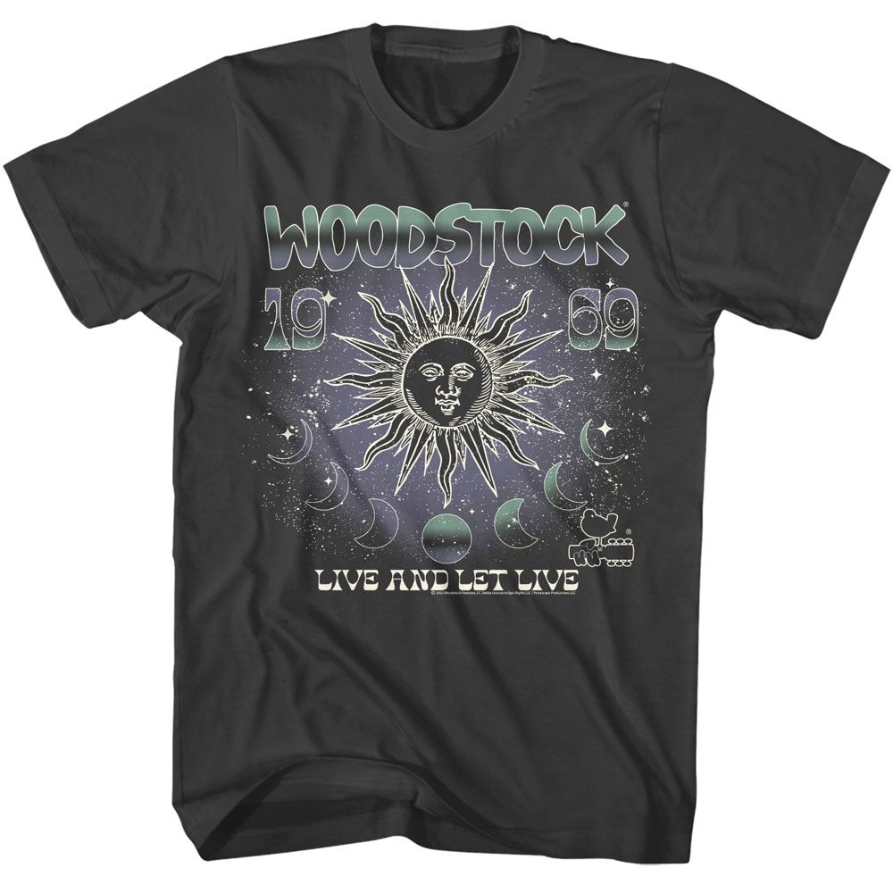 Woodstock - WOODSTOCK SUN AND MOON PHASES Adult Shirt