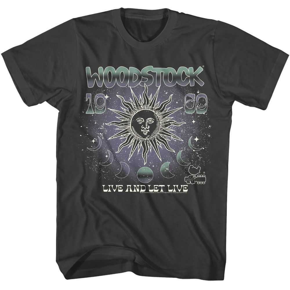 Woodstock - WOODSTOCK SUN AND MOON PHASES Adult Shirt