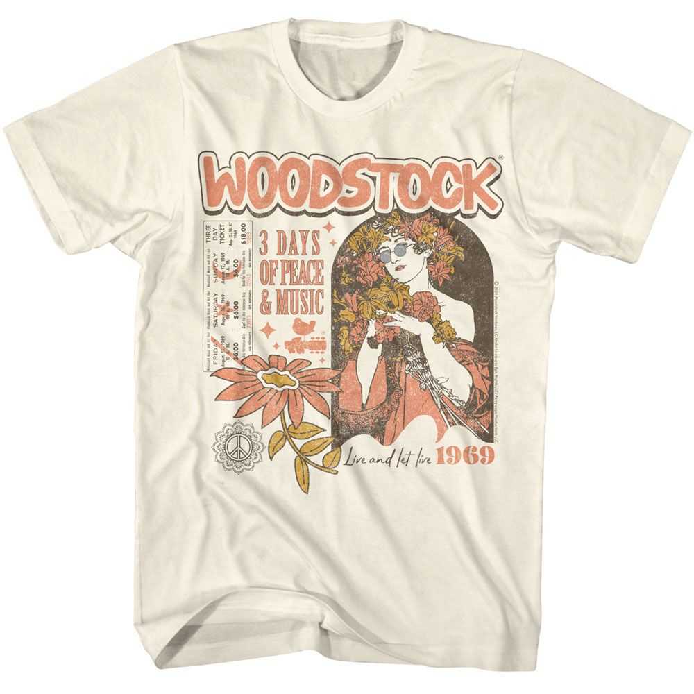 Woodstock - WOODSTOCK HIPPIE FLOWER GIRL Adult Shirt