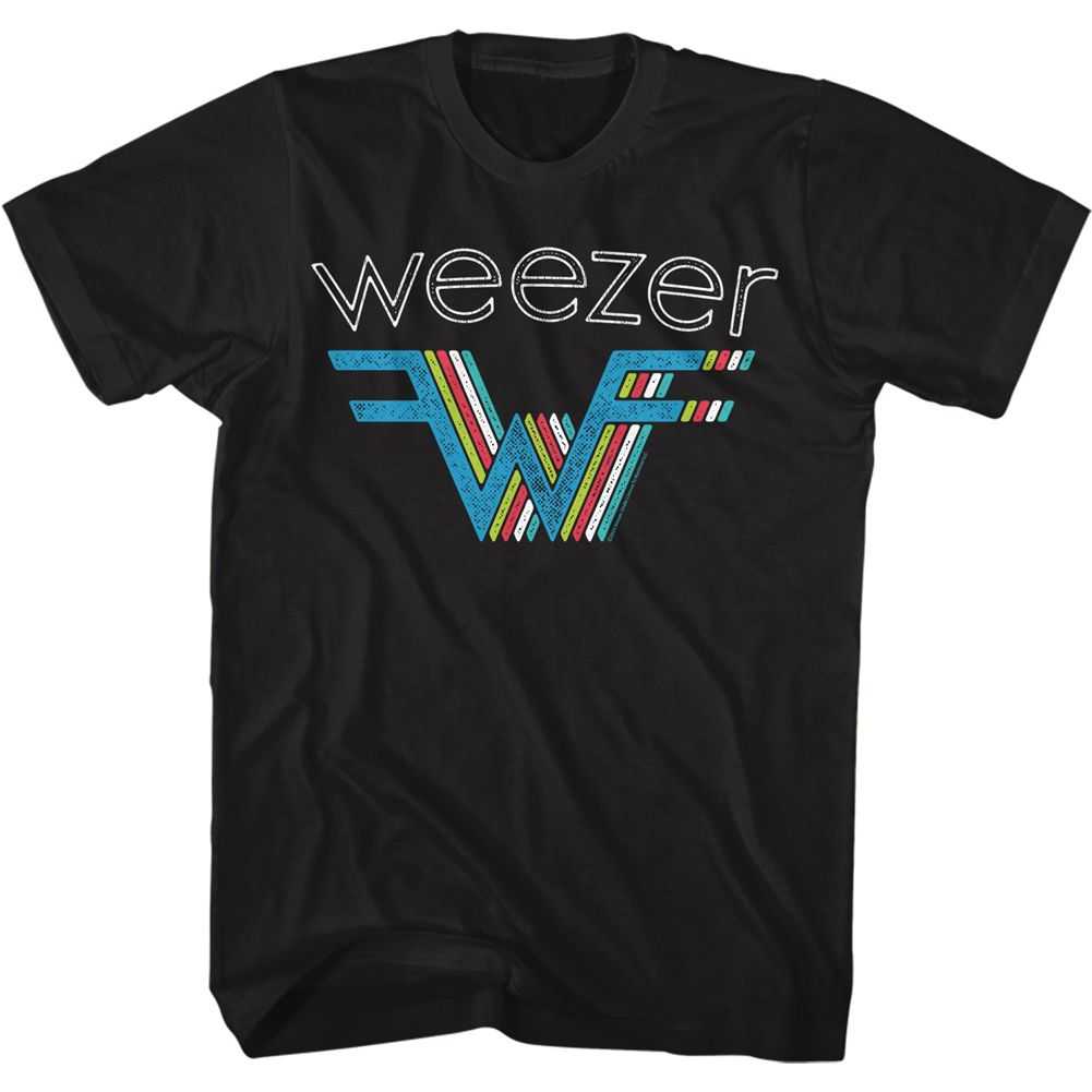 Weezer - W MULTI COLOR Adult Shirt