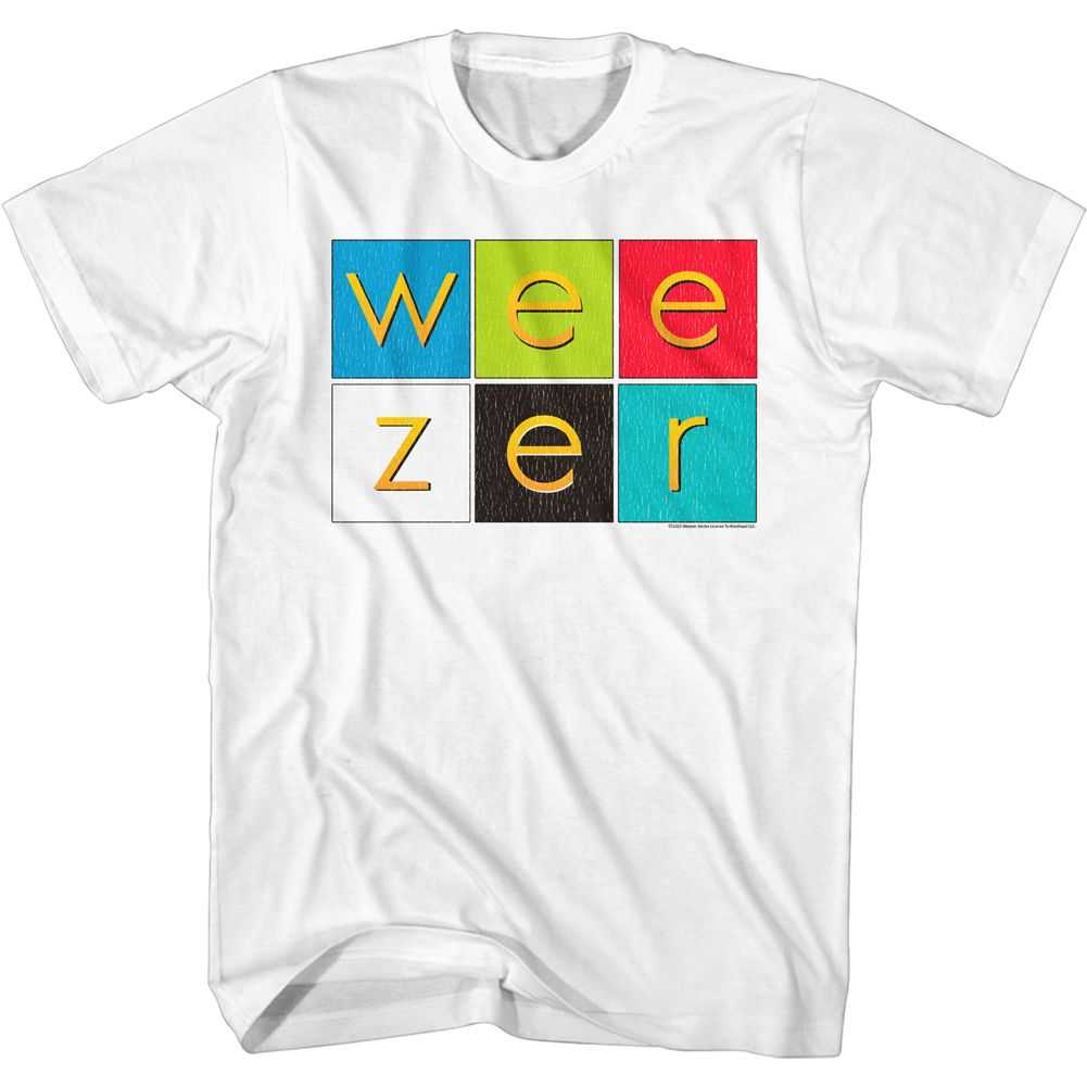 Weezer - ALBUM COLOR SQUARES Adult Shirt